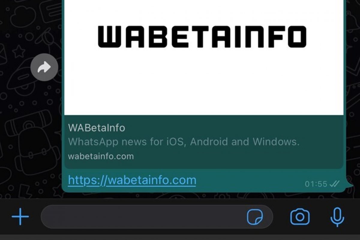 WhatsApp começa a liberar prévia maiores para links externos