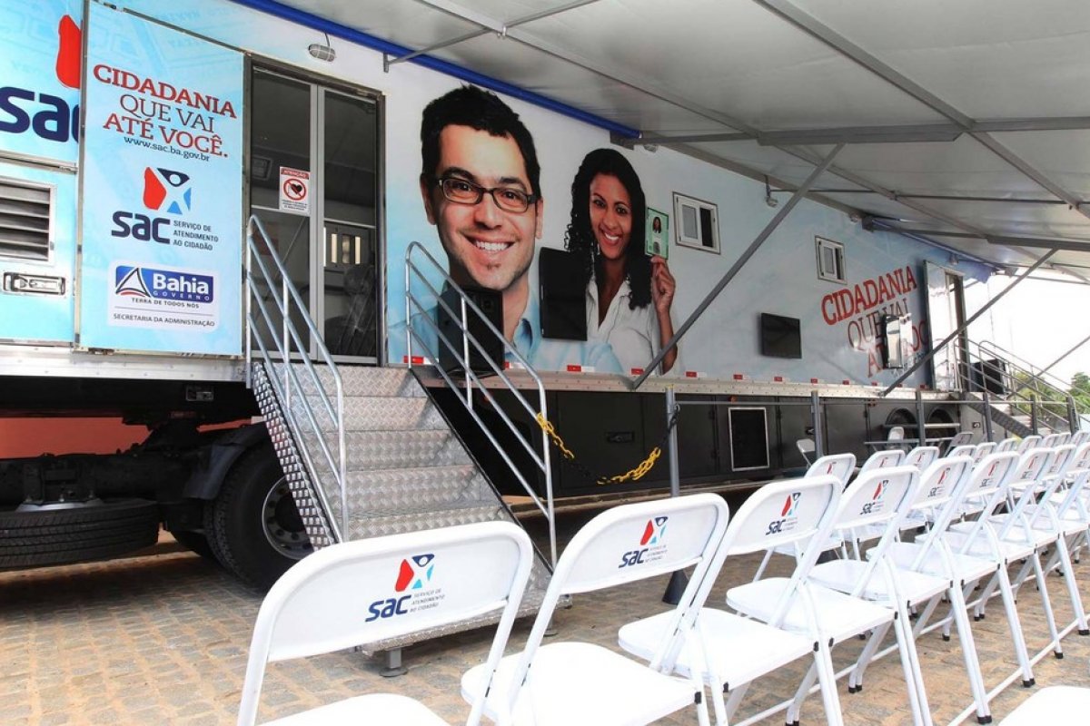 Dez municípios baianos receberam o SAC Móvel até o final de setembro