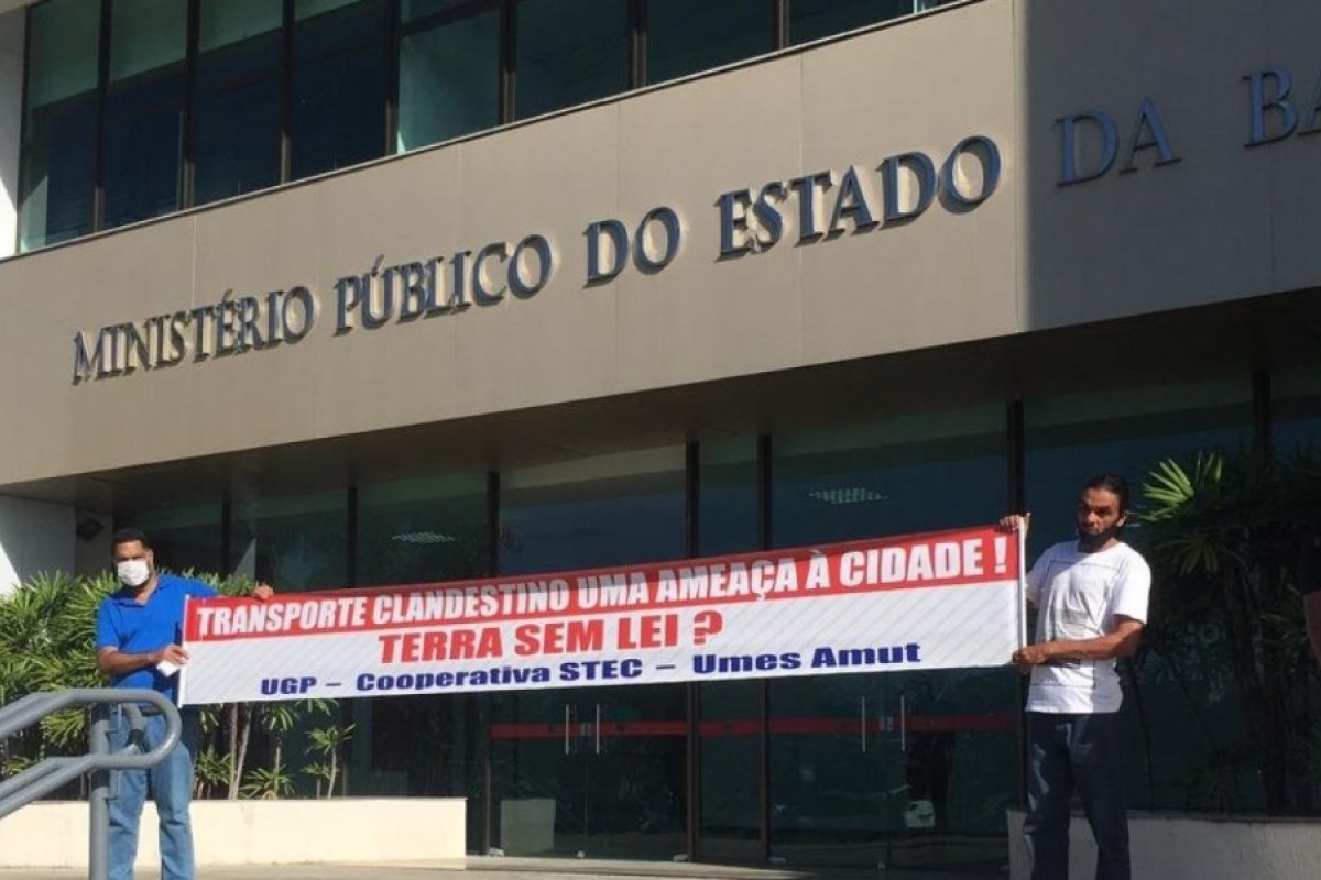 MP-BA notifica Estado da Bahia e prefeitura de Salvador para tratar de transporte clandestino