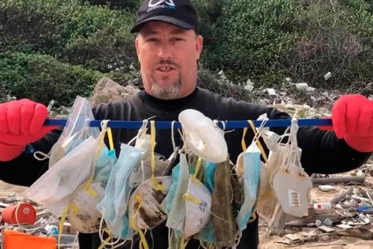 Desastre ambiental: Pandemia pode gerar até 7.200 toneladas de lixo hospitalar, a maioria sendo máscaras