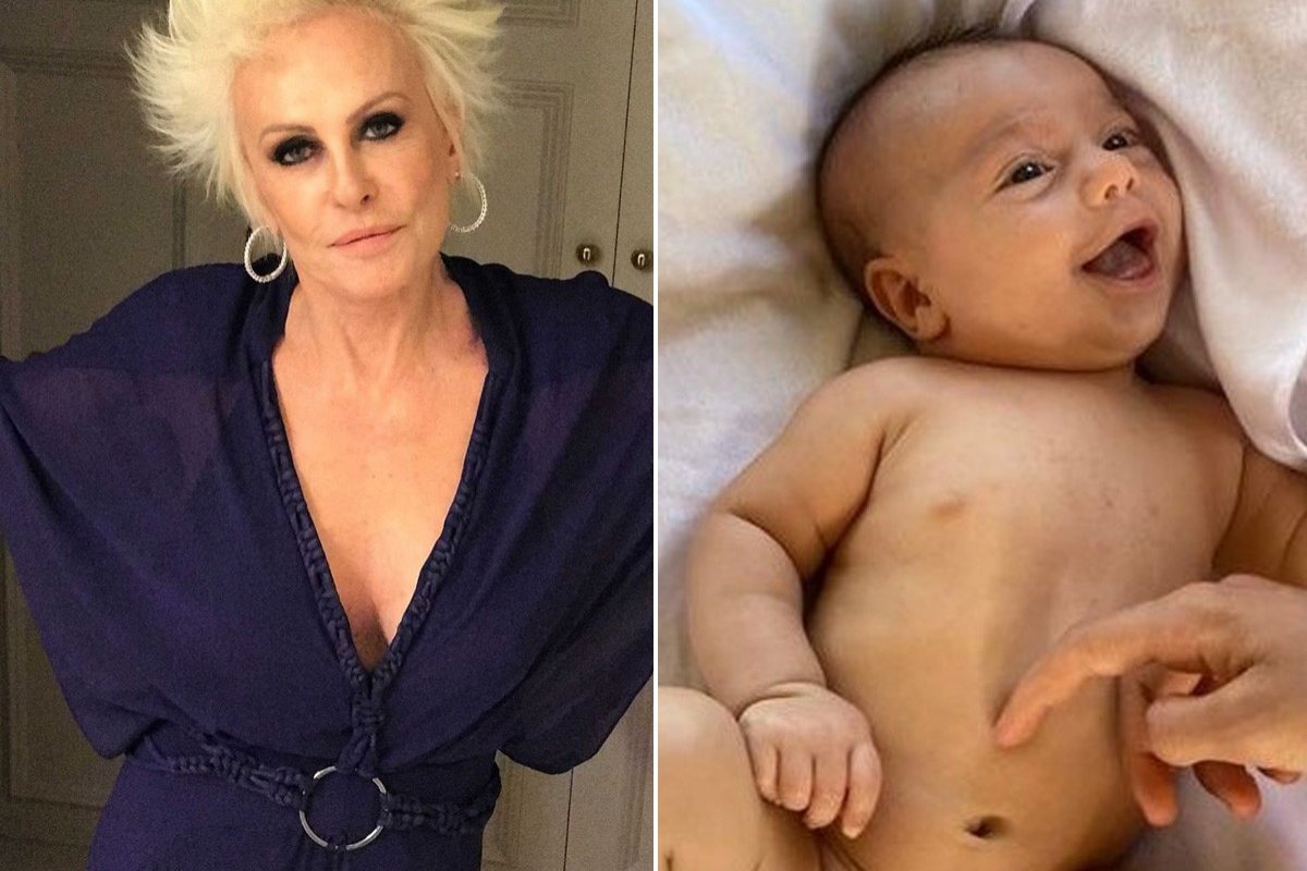 Xiiiii! Ana Maria Braga é detonada na web por postar imagem do neto pelado
