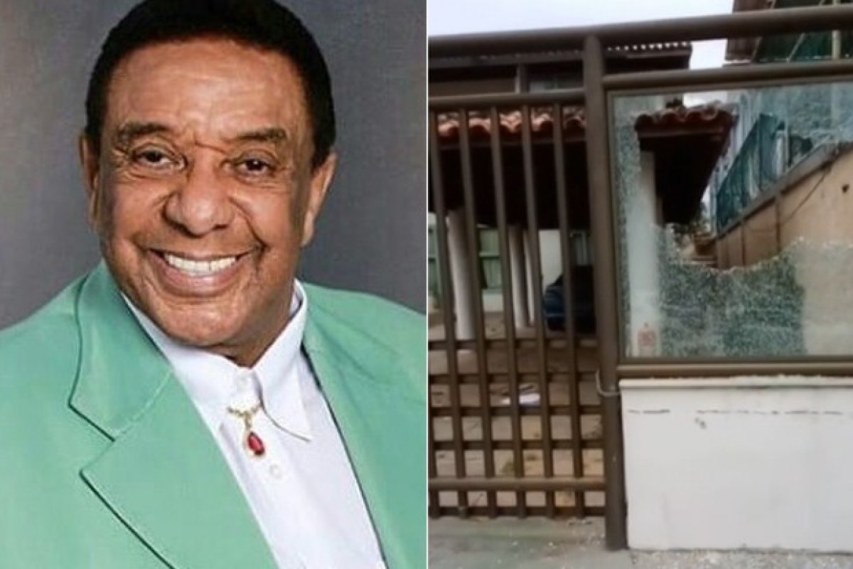 Absurdo! Vândalos tocam fogo na mansão de Agnaldo Timóteo