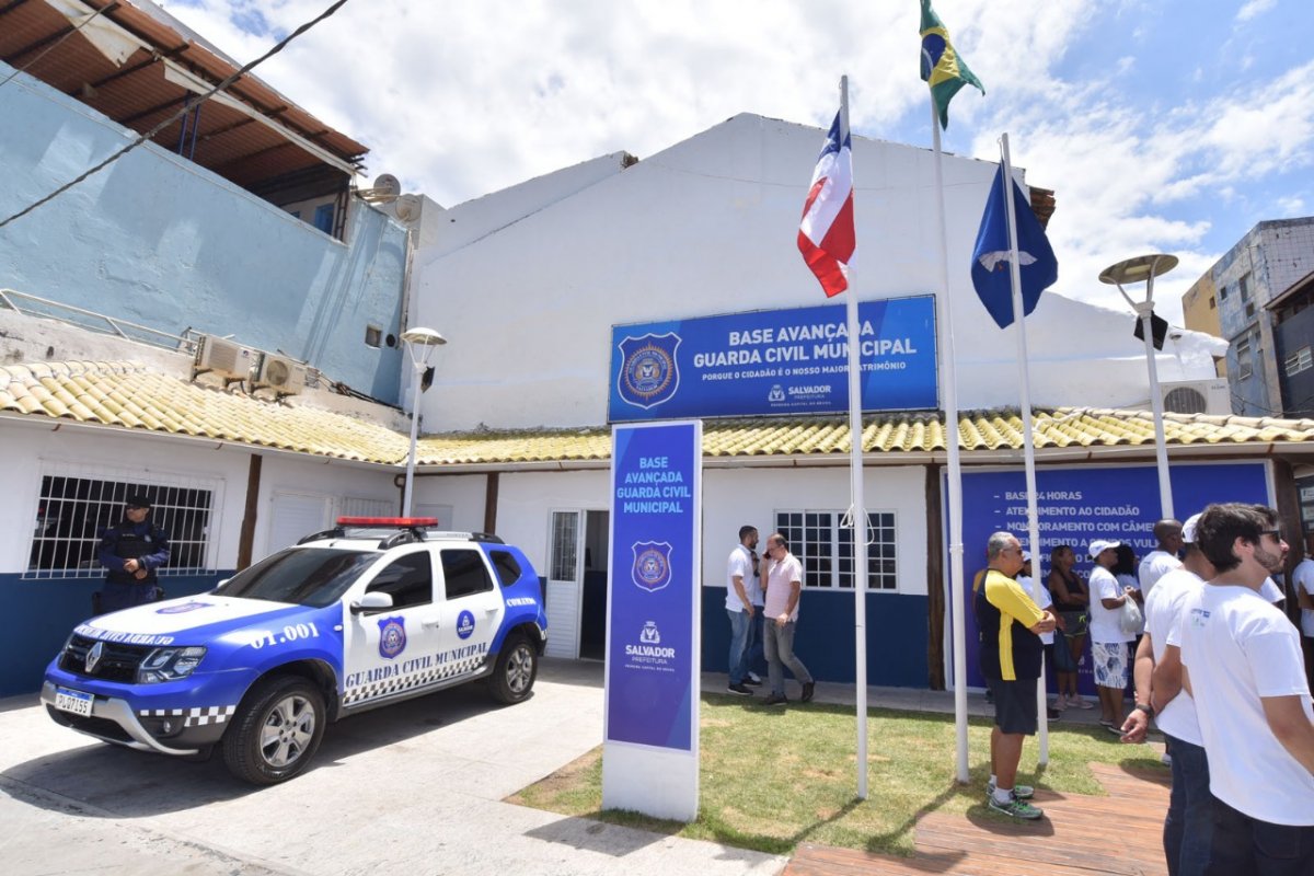 Bairro da Barra ganha base de segurança com 25 câmeras de monitoramento