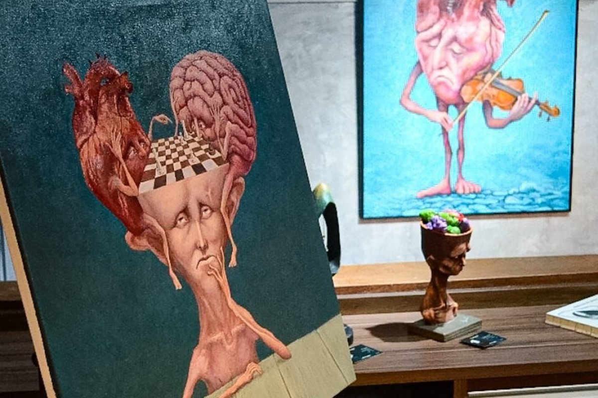 Barbearia de Salvador ganha galeria de arte 