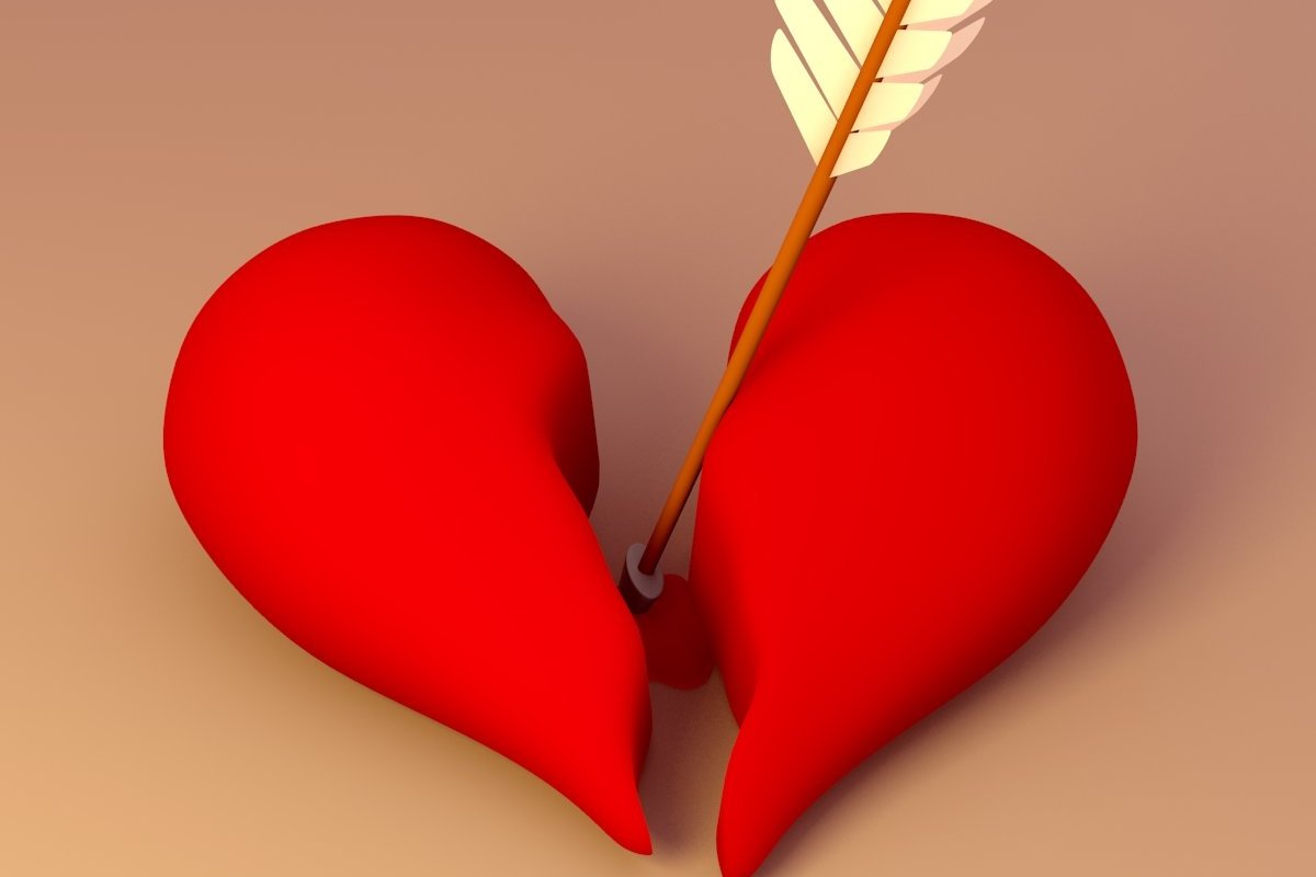 Coração partido em (caixa, ops!) 2!