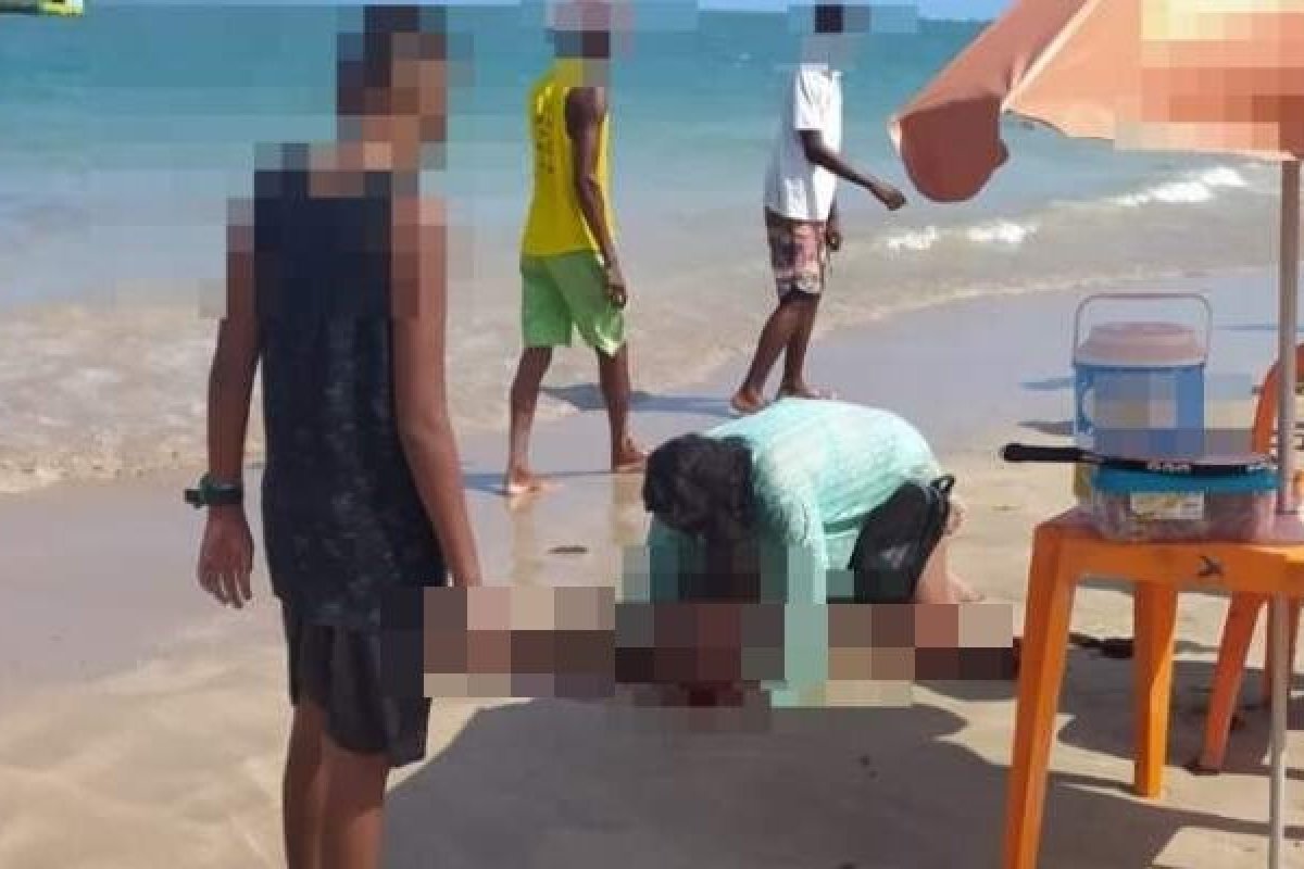 Dupla armada invade praia em Vera Cruz e executa homem a tiros