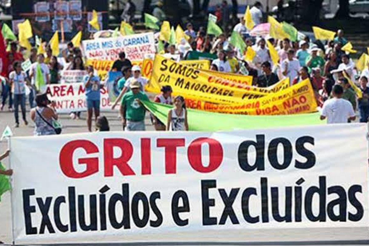 Grito dos Excluídos: entidades dizem que ato será de paz e em respeito à democracia