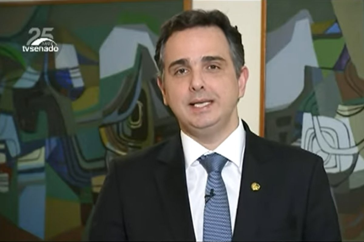 Vídeo: "Solução não está em questionar a democracia", diz Pacheco em pronunciamento