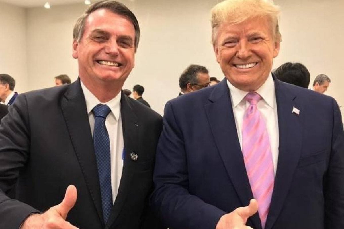 "Ele é um bom homem", diz Trump sobre Bolsonaro