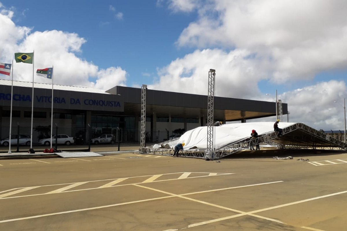 Aeroporto de Vitória da Conquista registra aumento de 80% em primeira quinzena de setembro