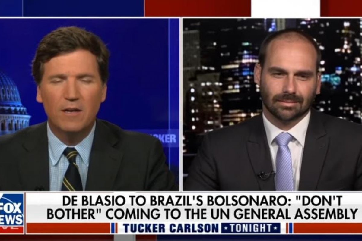 Vídeo: 'É um marxista', diz Eduardo Bolsonaro sobre prefeito de Nova York em TV americana