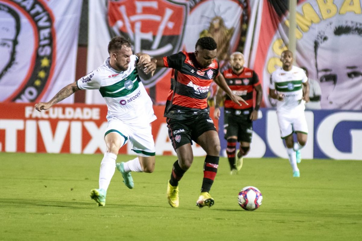 Vitória empata sem gols com Coritiba no Barradão e segue na zona de rebaixamento da Série B