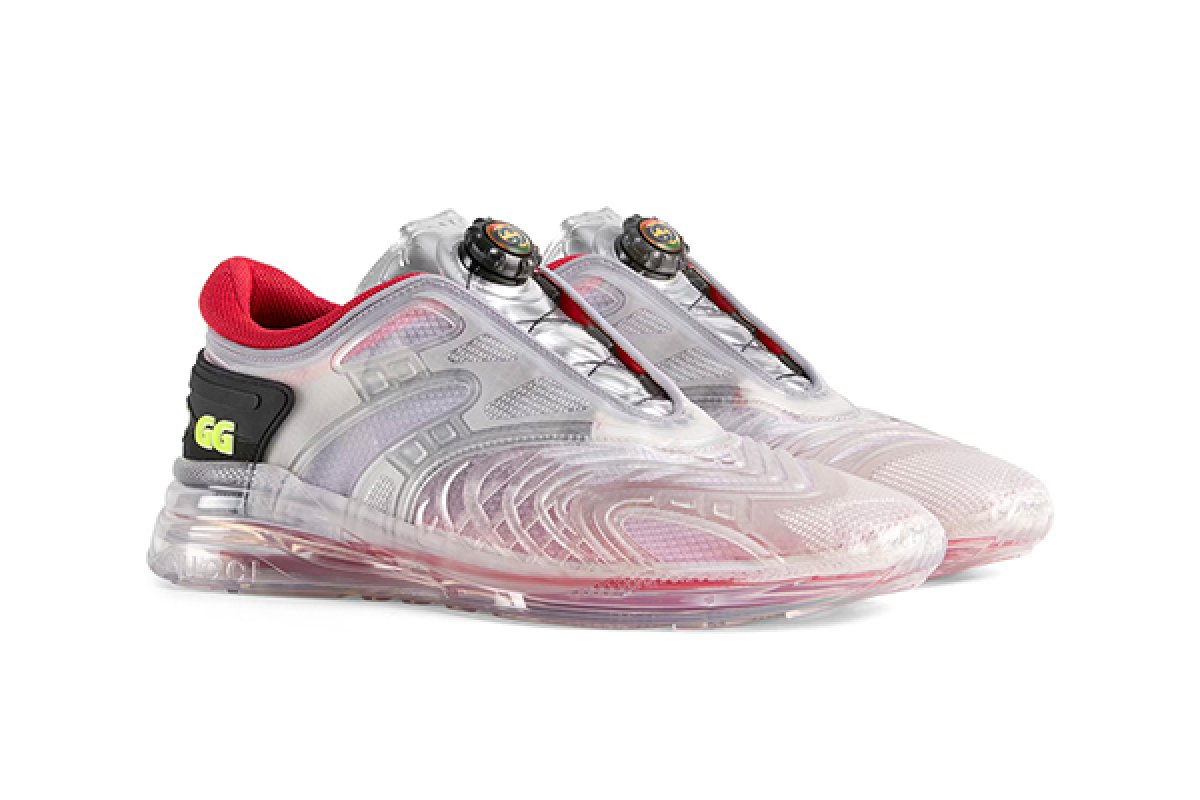 Gucci lança nova versão transparente do tênis Ultrapace R da Gucci