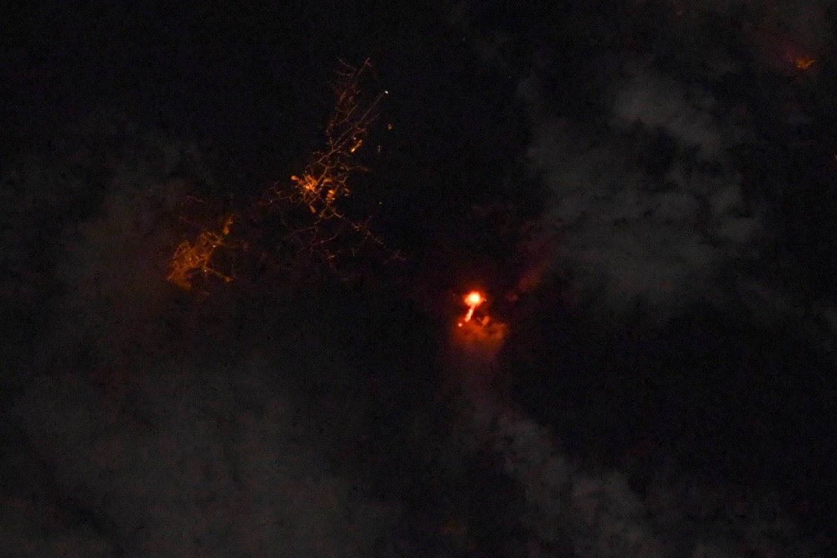 Astronauta francês registra erupção nas Ilhas Canárias do espaço