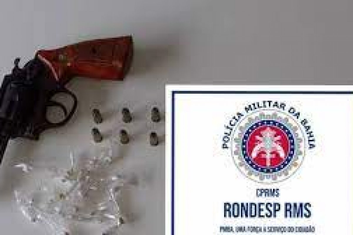 Rondesp localiza três traficantes com pistola e drogas em Lauro de Freitas e Simões Filho