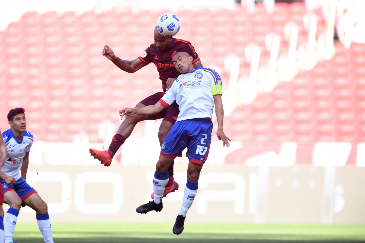 Bahia perde para o Inter fora de casa e entra na zona de rebaixamento do Brasileirão