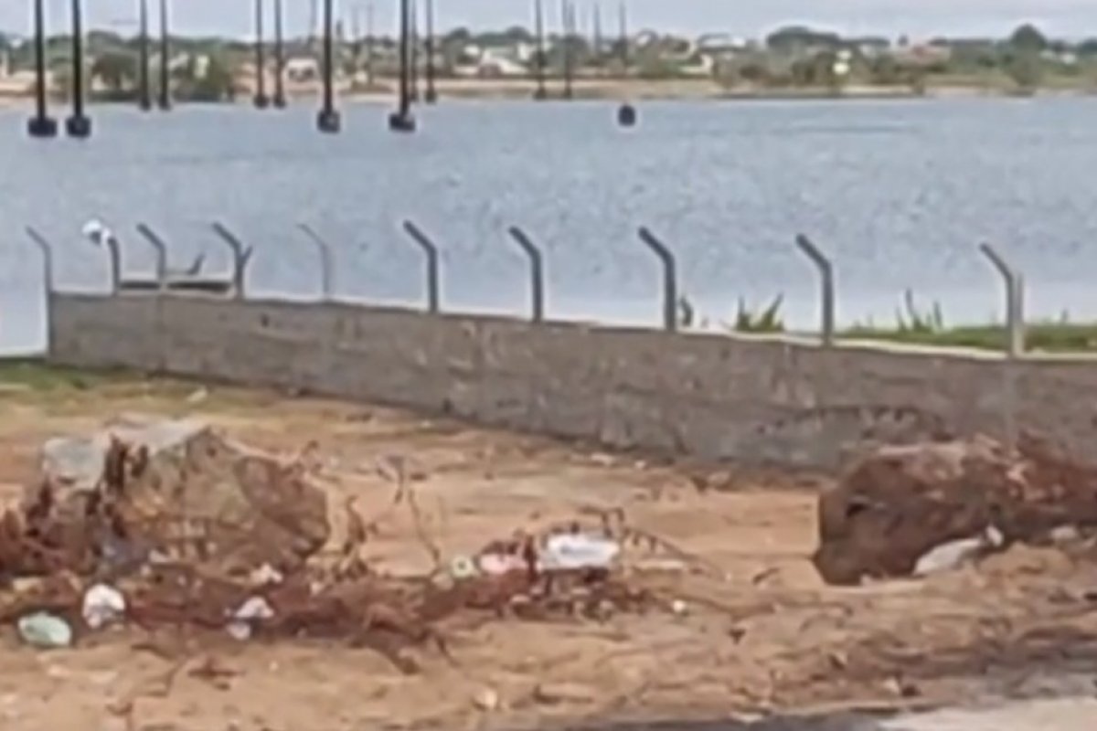 Hidrelétrica ergue muro em ponto turístico no Rio São Francisco e gera reclamações