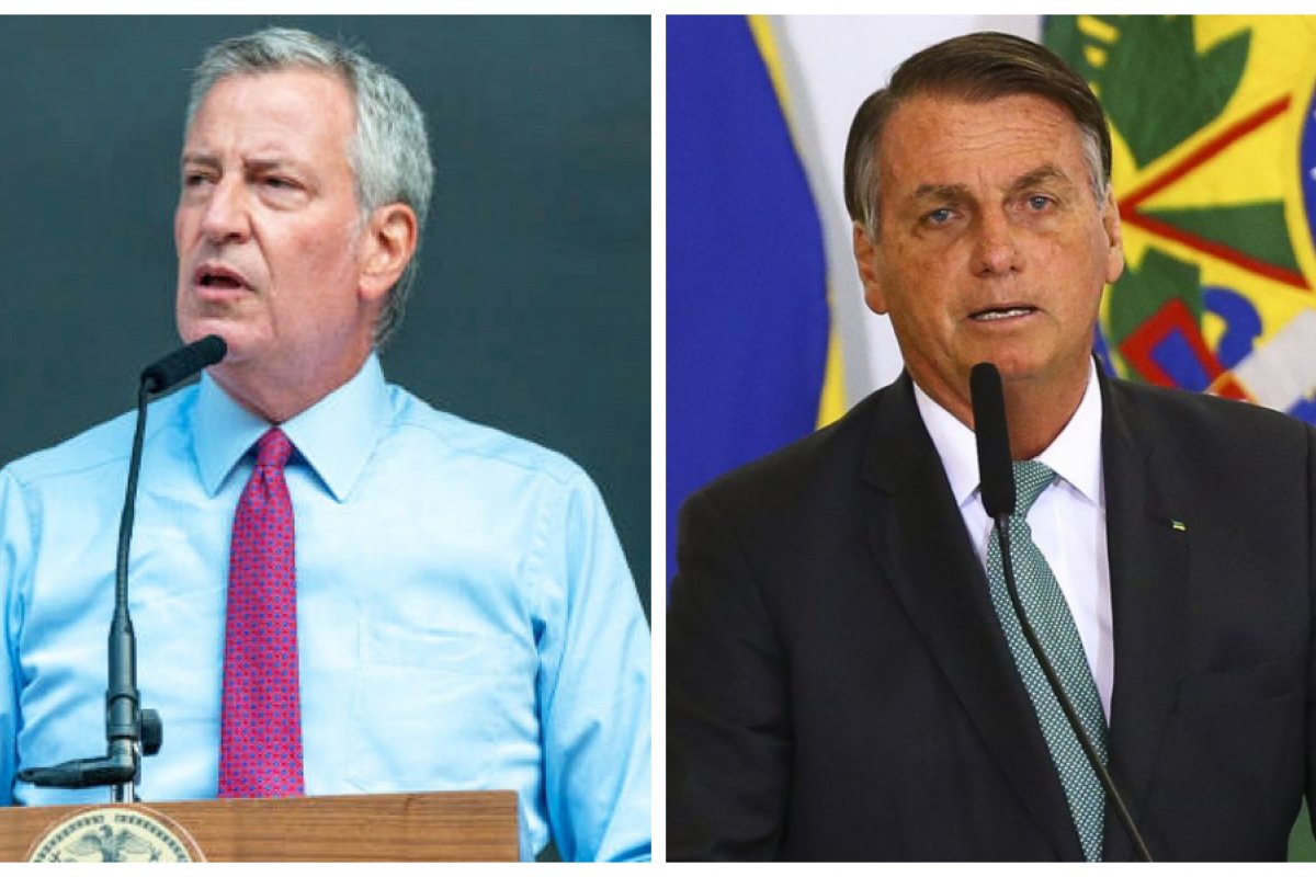 Prefeito de Nova York pede que Michelle Bolsonaro "mande seu marido se vacinar também"