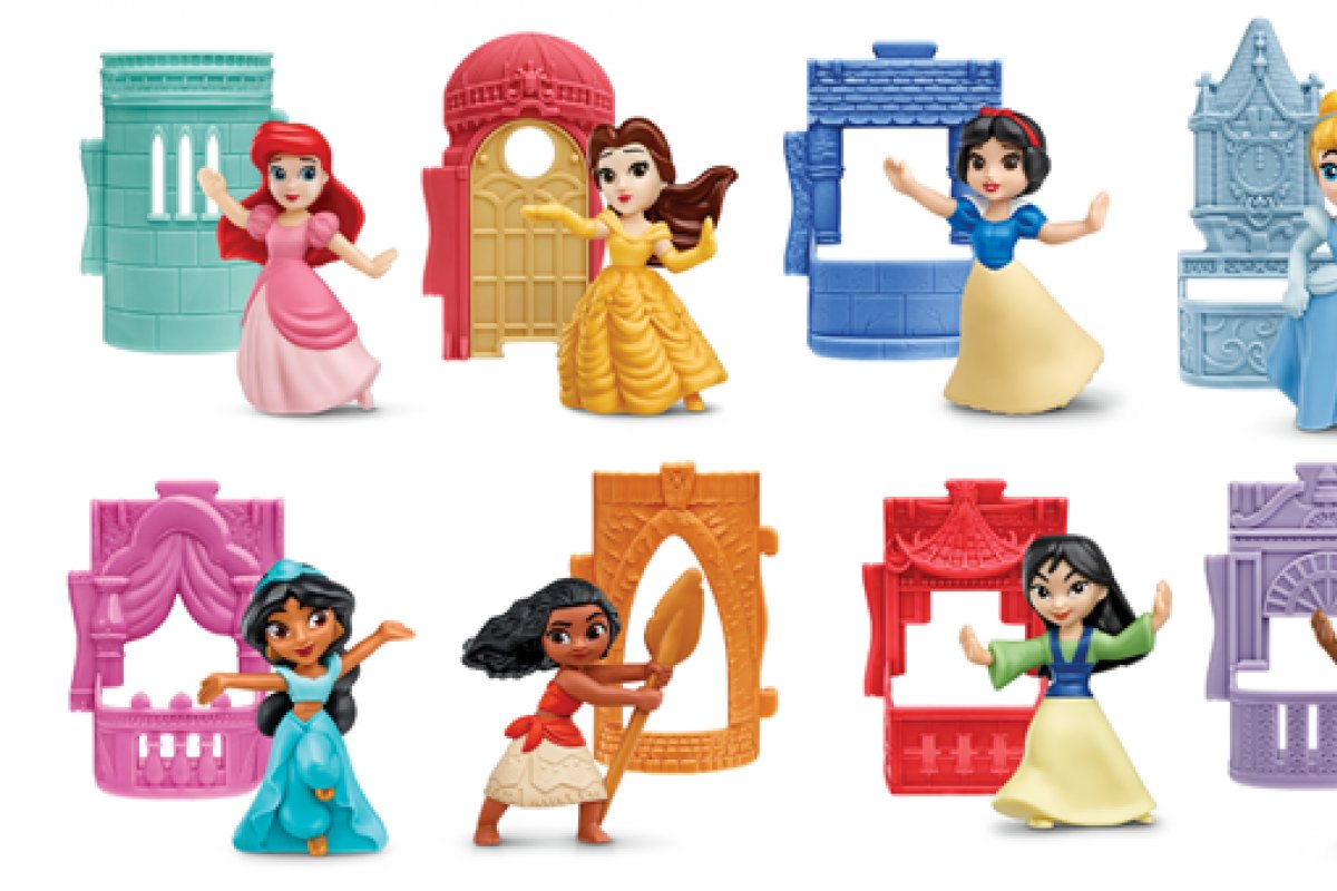Princesas da Disney e personagens de Star Wars marcam a nova campanha do McLanche Feliz