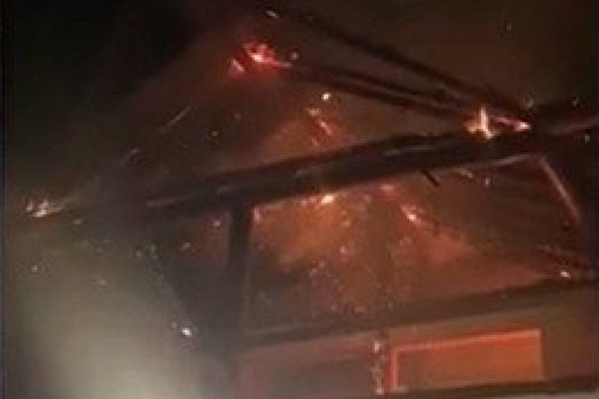 Parte de pousada pega fogo em Maraú, no sul da Bahia