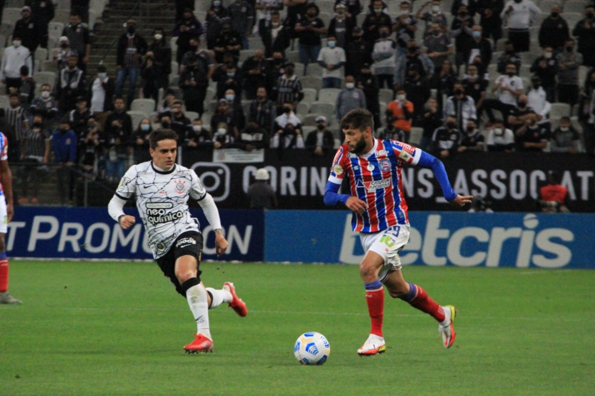 Bahia perde de virada para o Corinthians em SP e segue na zona de rebaixamento