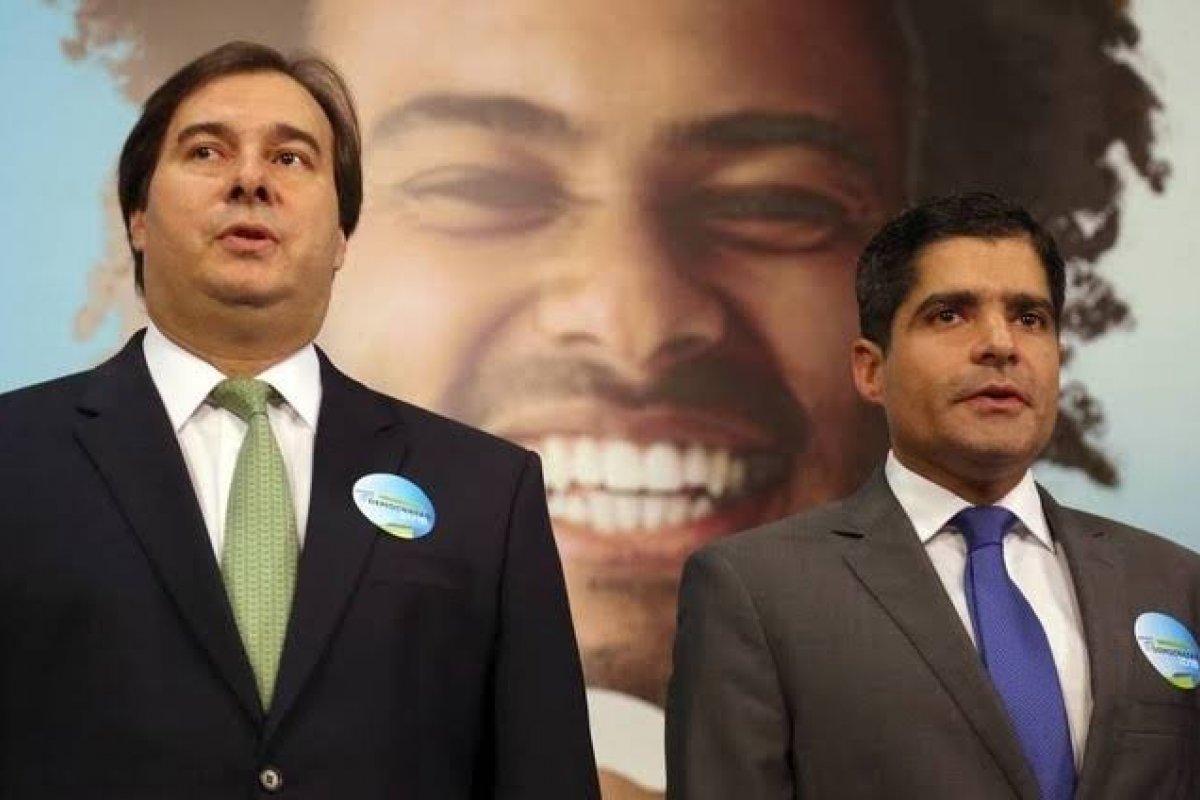 ACM Neto se reúne com Rodrigo Maia em Brasília