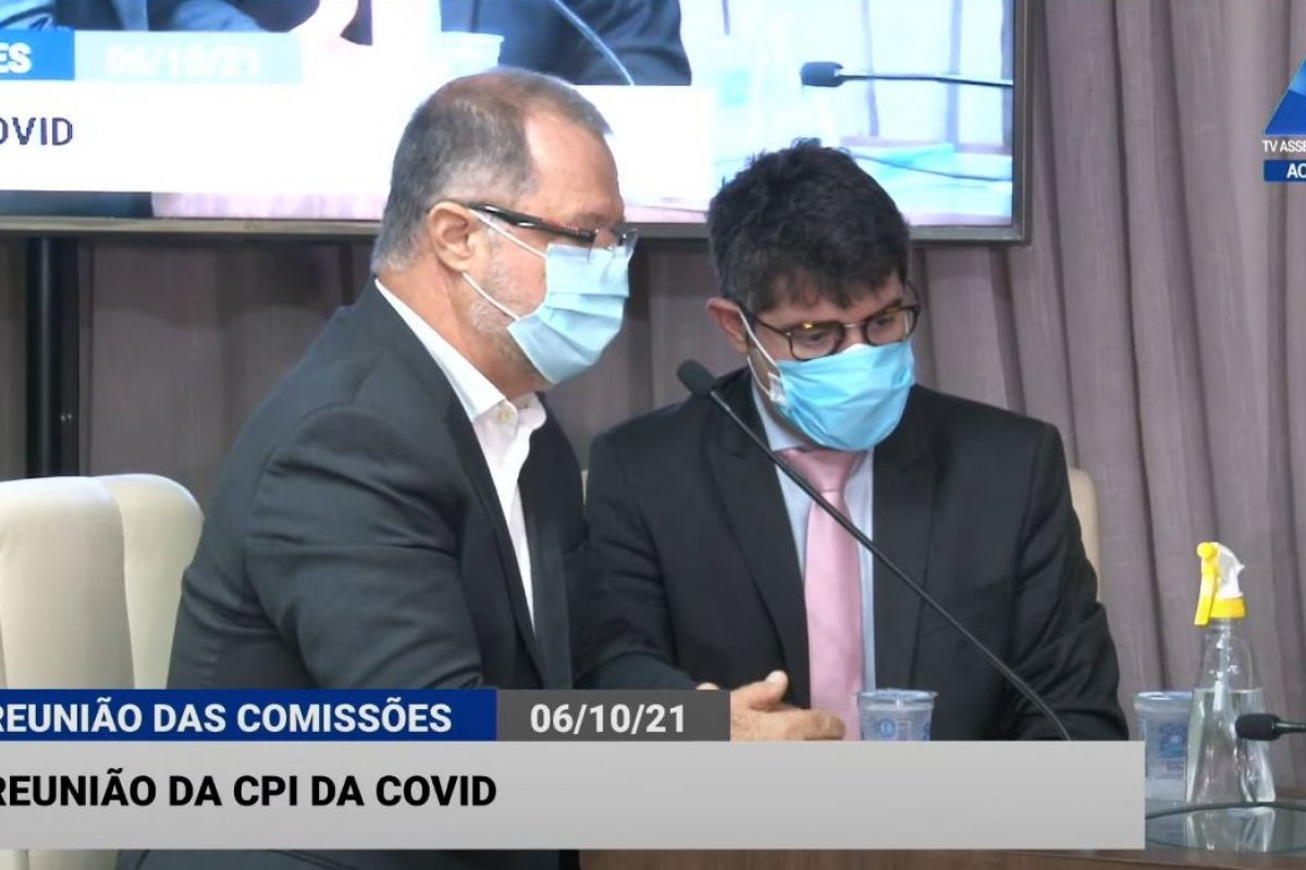 Vídeo: Carlos Gabas se cala em participação na CPI da Covid, no Rio Grande do Norte