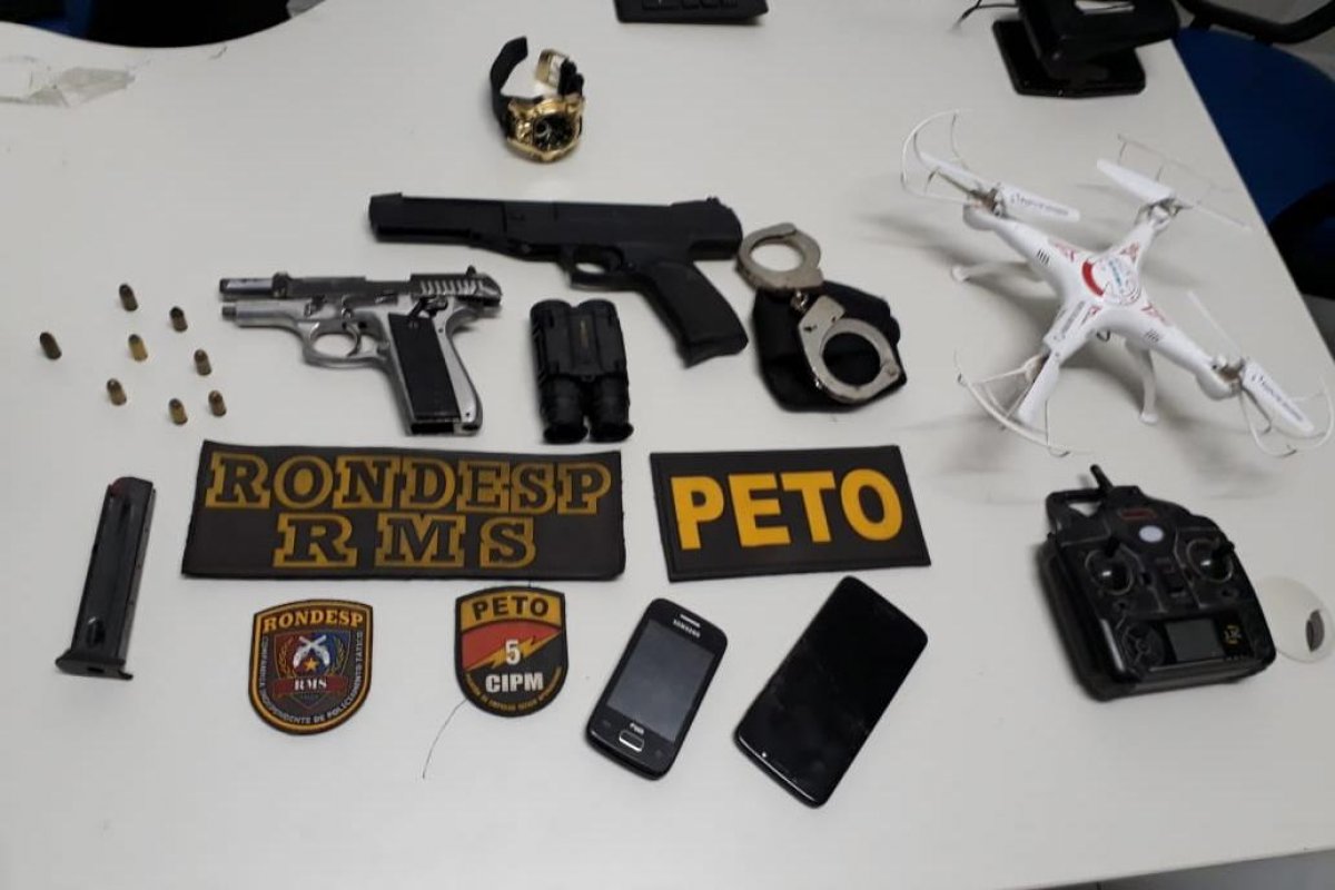 Operação localiza drone usado por suspeitos de tráficos em Itaparica