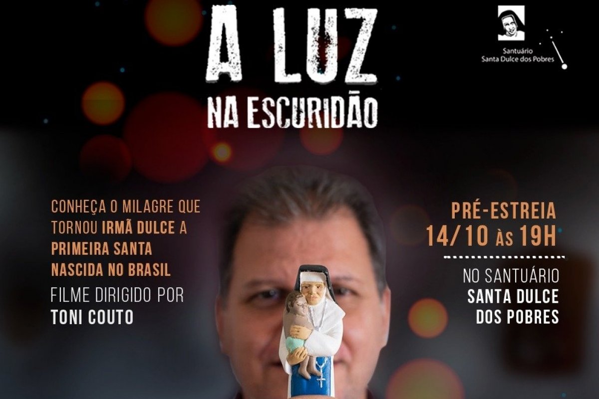 Filme sobre milagre de Santa Dulce dos Pobres terá pré-estreia em Salvador no dia 14 de outubro
