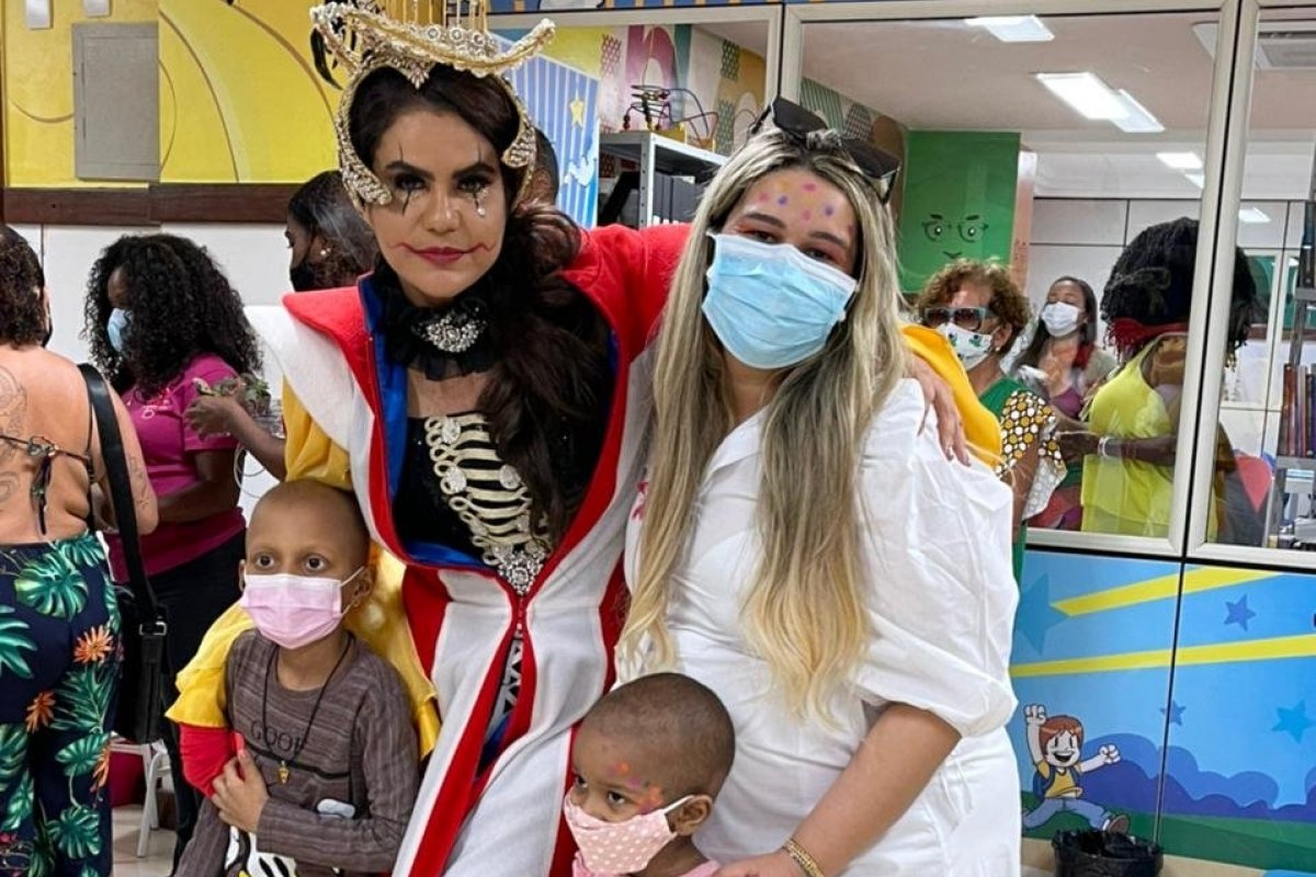 Corrente do bem: Miss Nail promove ação solidária no GACC com doação de cabelos, presentes e apresentação de Gilmelândia