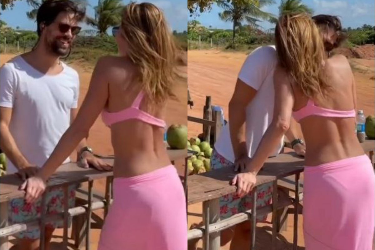 Luciana Gimenez curte o Nordeste com o novo namorado