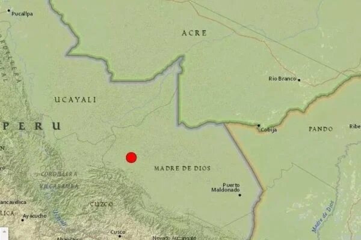 Terremoto no Peru é sentido em cidades do Acre e de Rondônia