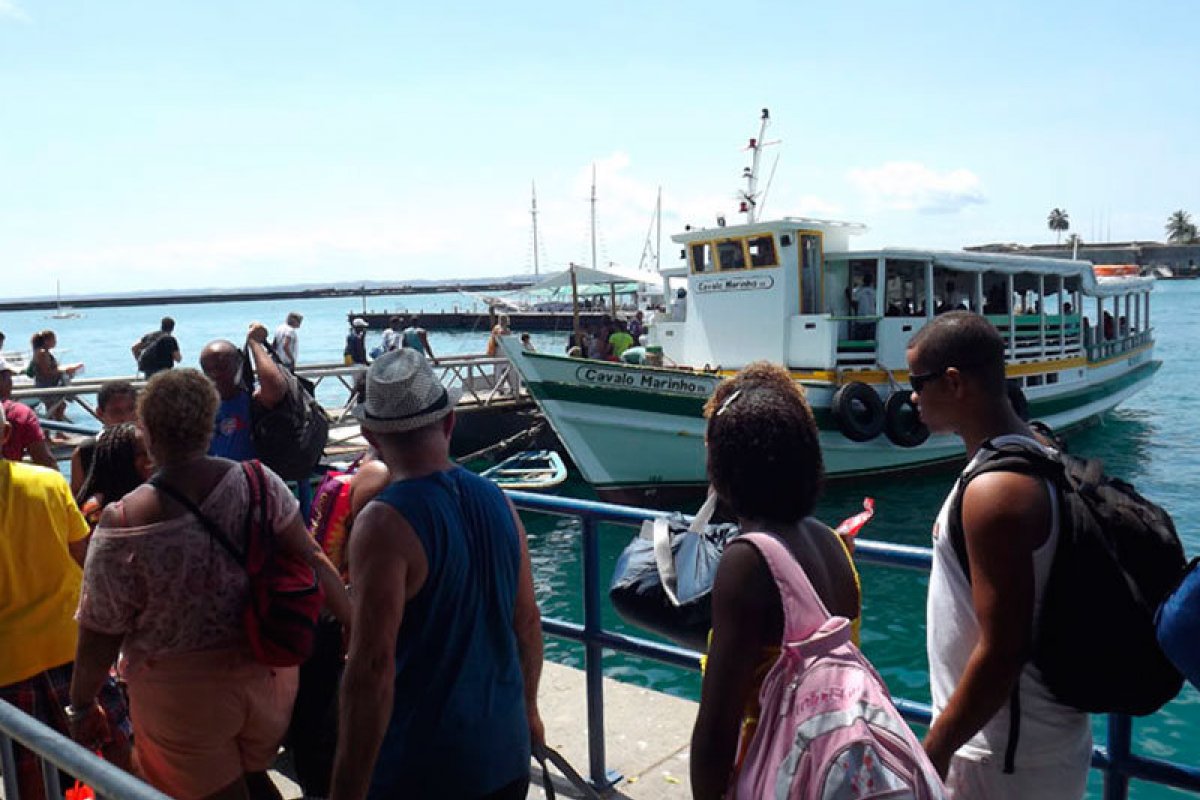 Travessia Salvador-Mar Grande opera sem restrições nesta segunda (11) 