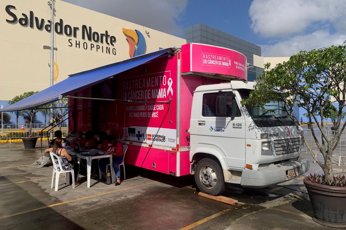 Exame de mamografia gratuito acontece em shopping de Salvador