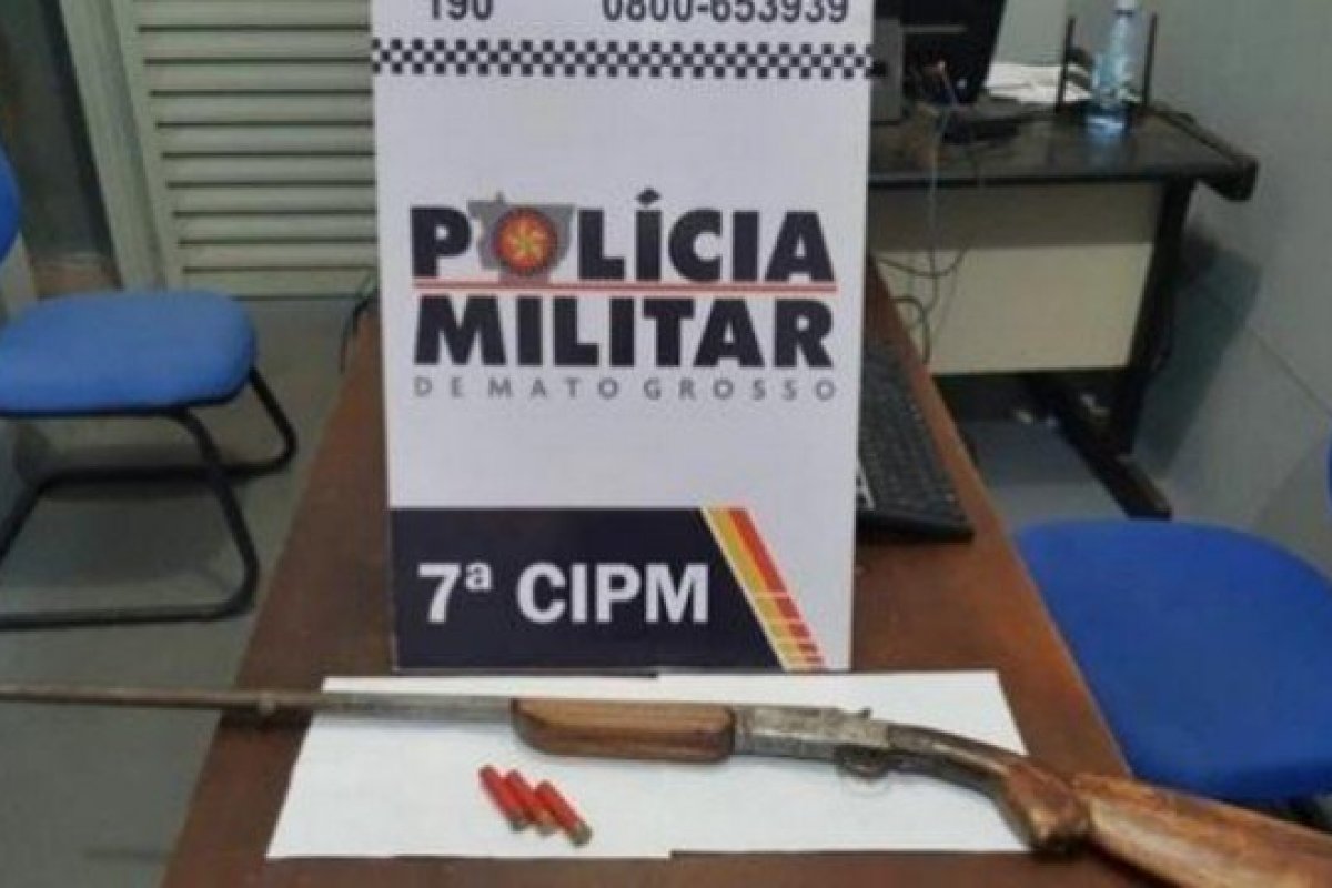 Homem atira em si mesmo ao tentar atingir porco na zona rural do Mato Grosso