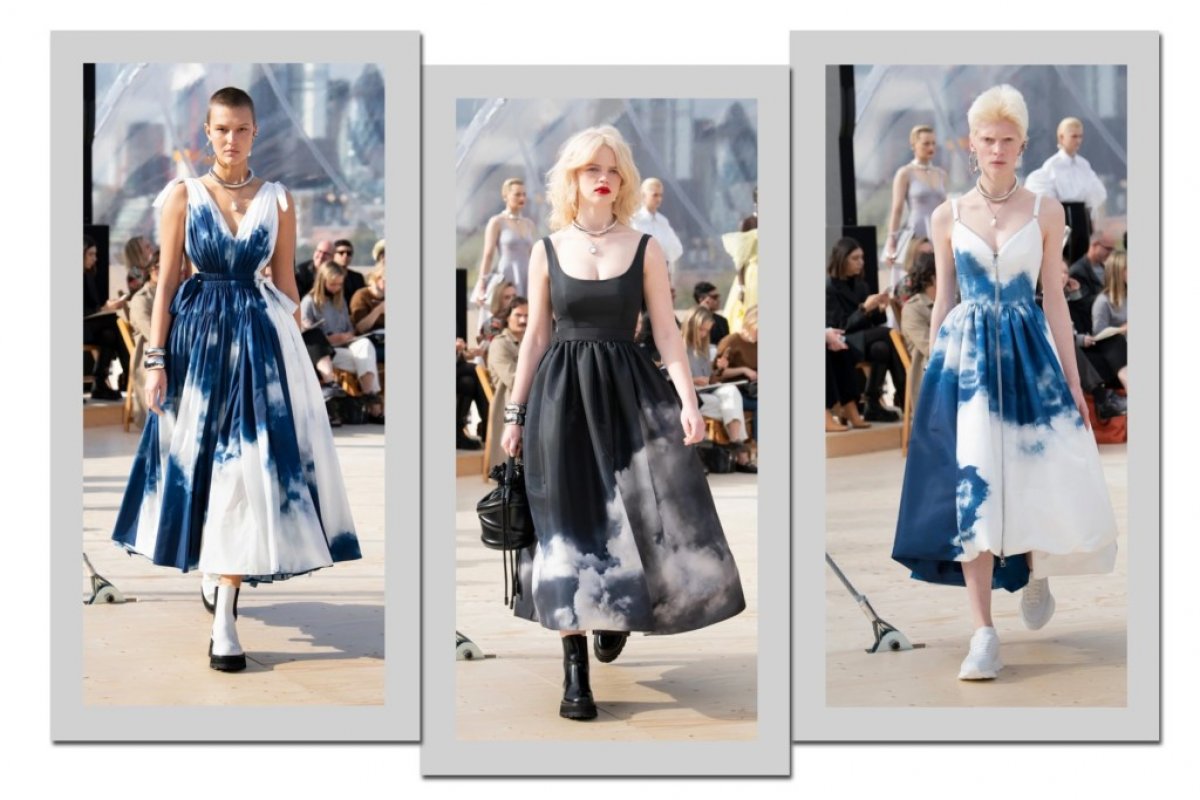 Em Londres, Alexander McQueen apresenta sua primavera/verão 2022