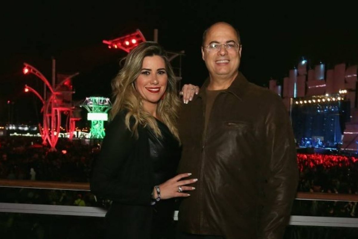 Presente na abertura do Rock In Rio, Witzel fala sobre o festival e evita falar sobre o 'Caso Ágatha'