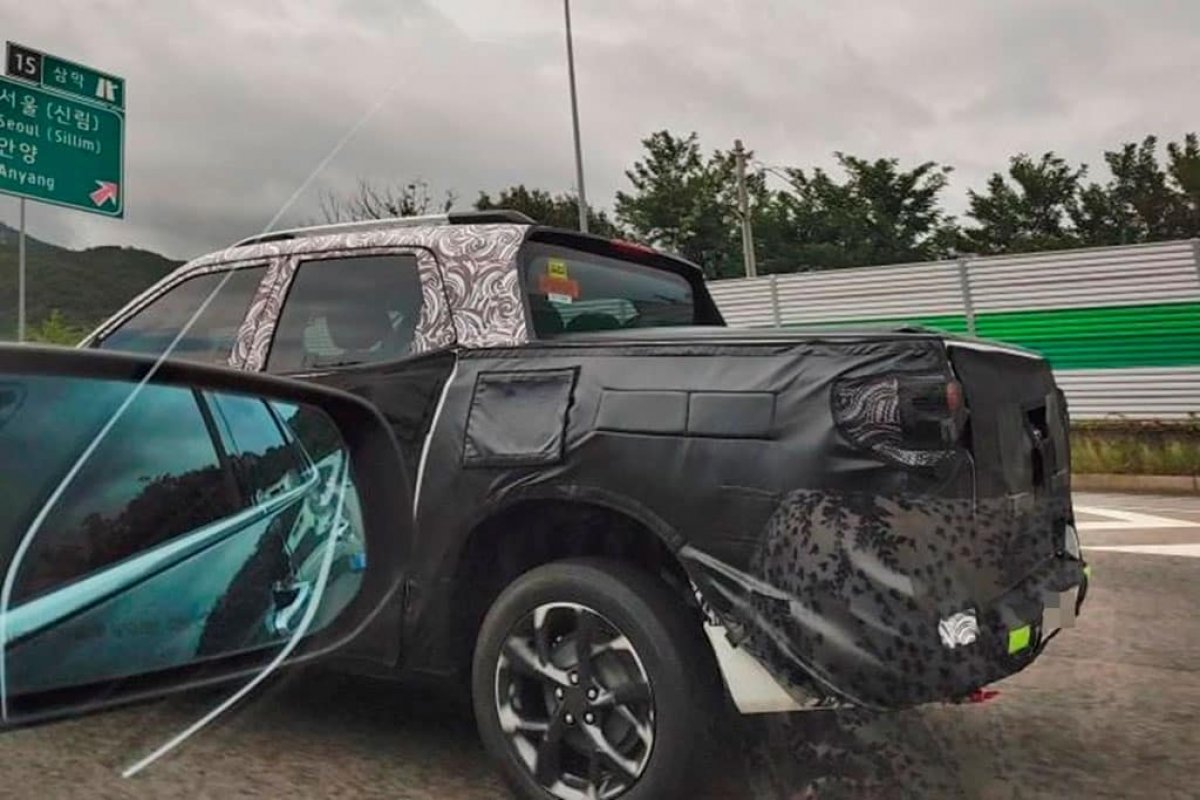Nova Chevrolet Montana é vista em testes na Coreia do Sul