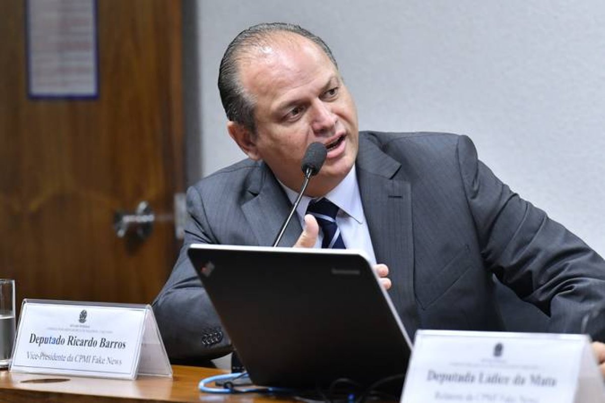 Ricardo Barros afirma que vai processar senadores que votarem contra ele em relatório da CPI