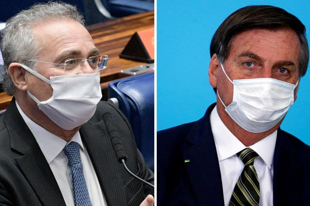 Bolsonaro diz que Renan está envolvido em 'maracutaia'