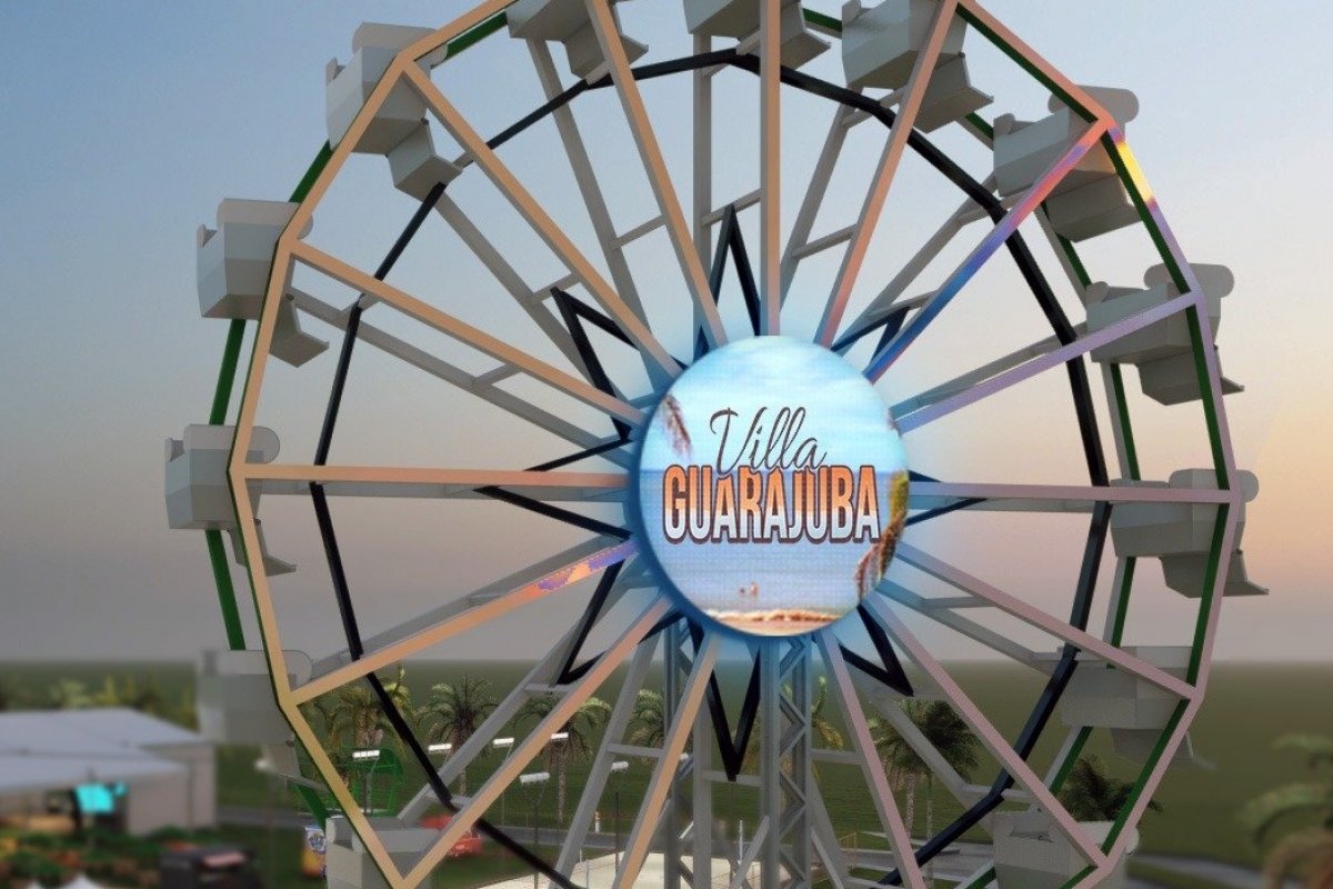 Roda Gigante de 20 metros será uma das grandes atrações do verão na Villa Guarajuba