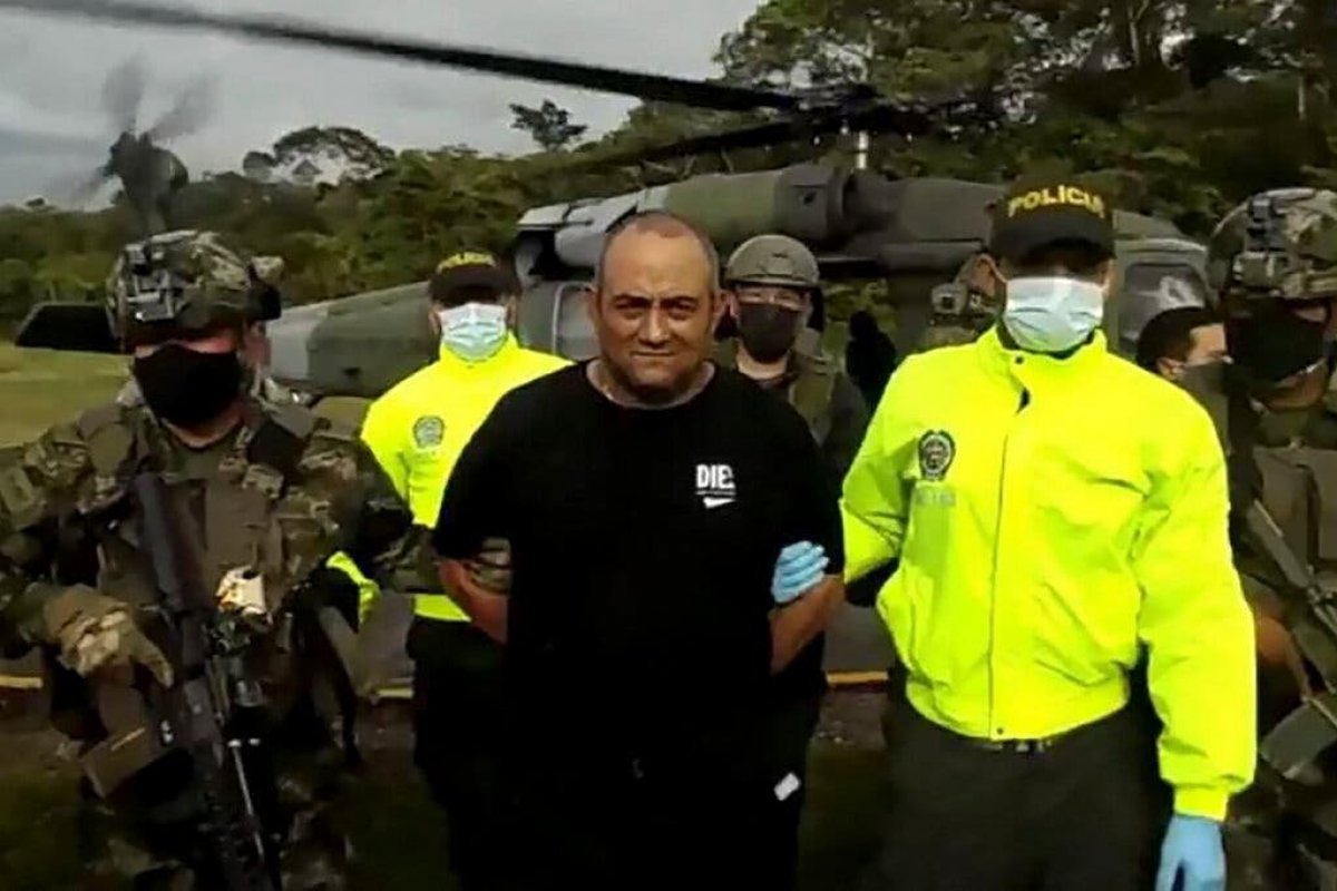 Narcotraficante mais procurado da Colômbia é preso pelo exército