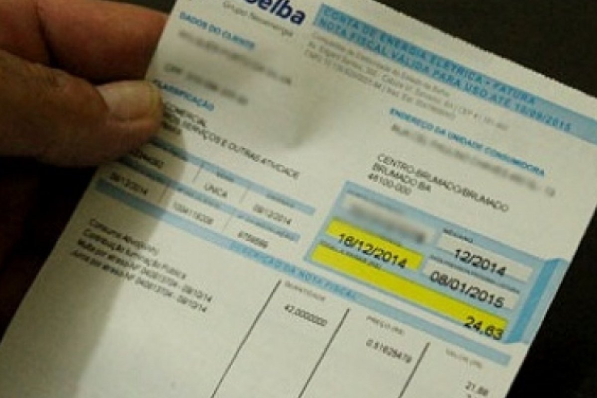 Coelba zera juros e multa para clientes da tarifa social