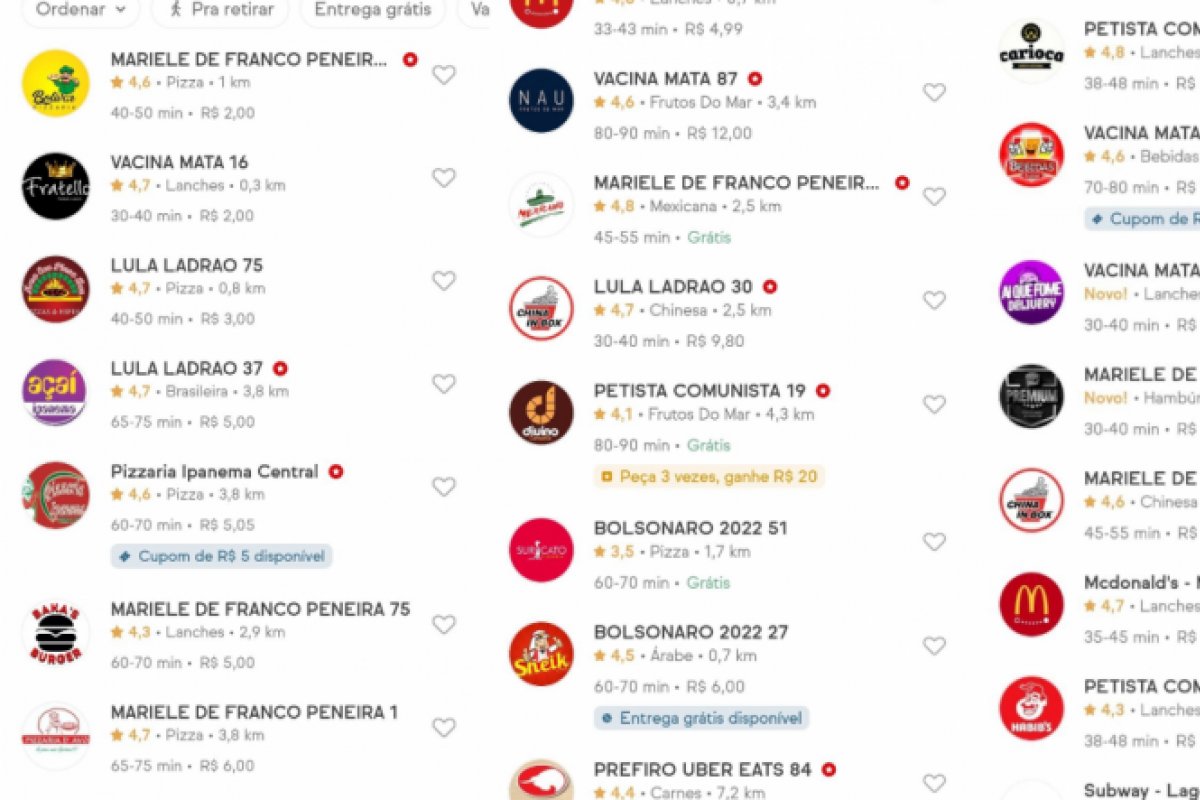 iFood se pronuncia sobre invasão ao aplicativo na noite de terça-feira (2)