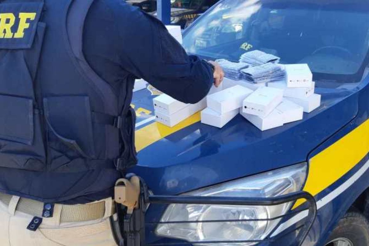 Carga de celulares avaliada em quase cem mil reais é apreendida em Feira de Santana