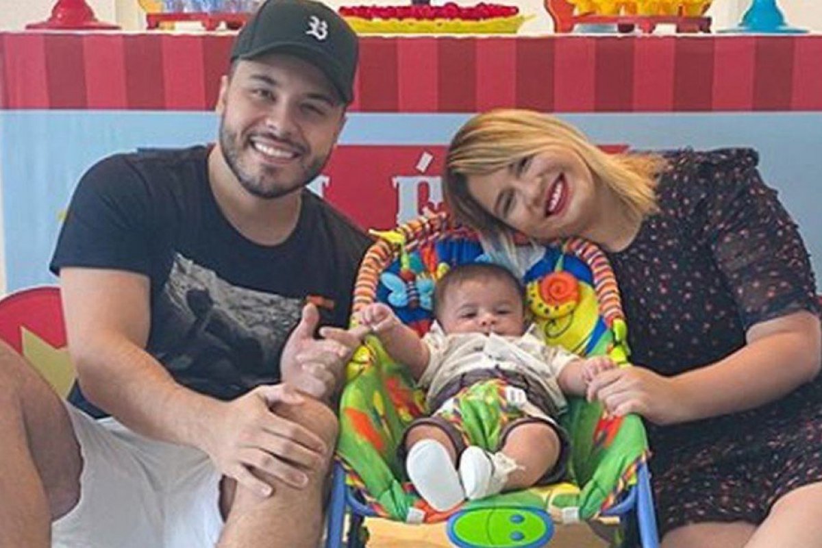 Vídeo: filho de Marília Mendonça ficou com o pai, Murilo Huff, antes dela viajar