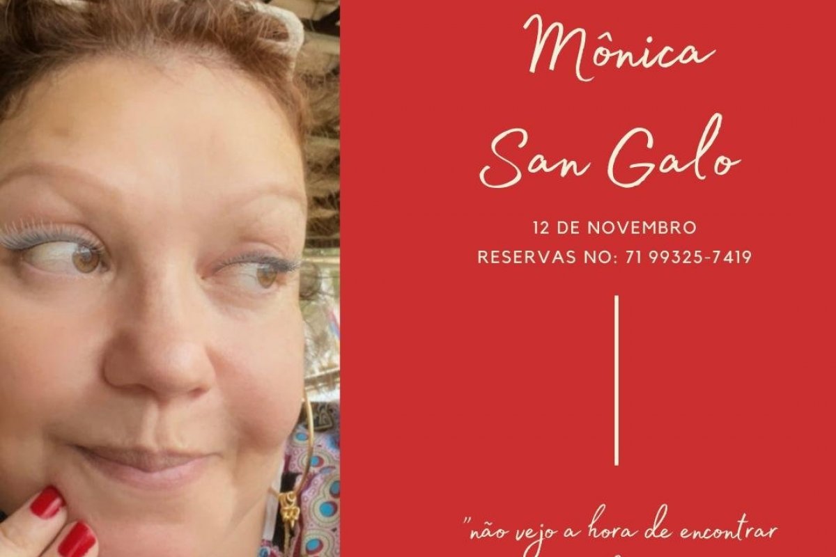 Mônica San Galo vai soltar seu vozeirão no Restaurante Pedra do Mar! 