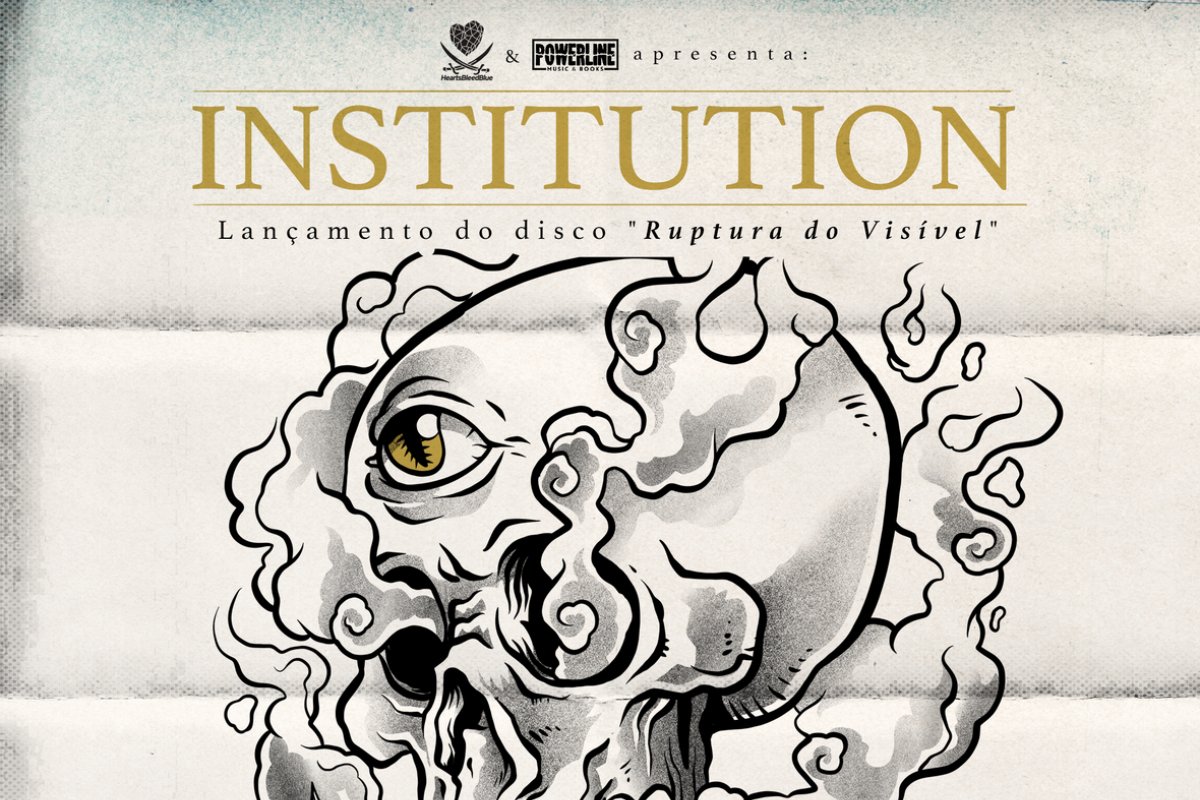 Institution fará show oficial do disco Ruptura do Visível em janeiro de 2022