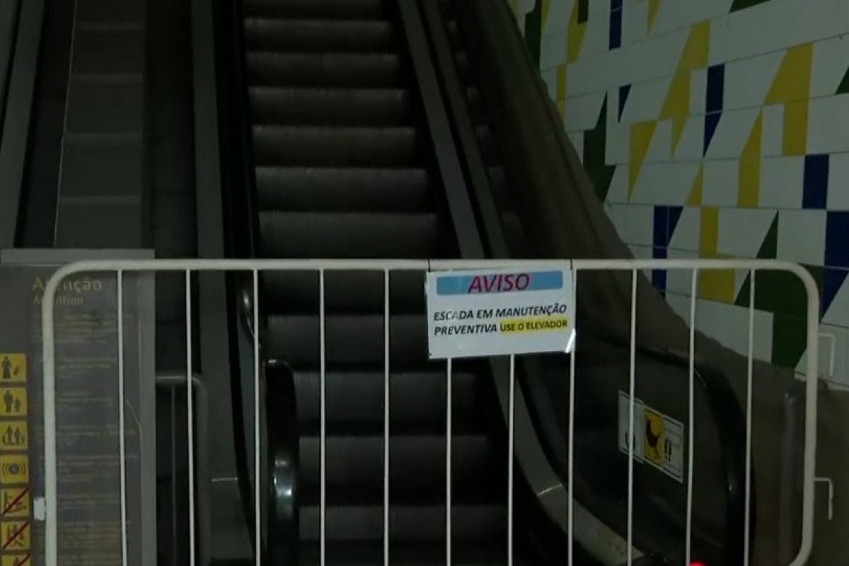 Escadas rolantes da Estação da Lapa, em Salvador, voltam a funcionar nesta sexta-feira (19)
