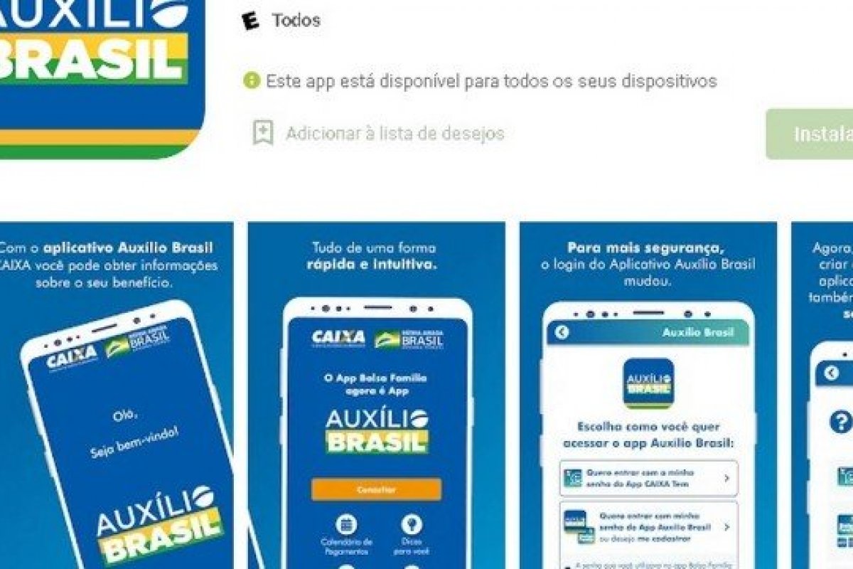 Aplicativos falsos do Auxílio Brasil surgem na internet